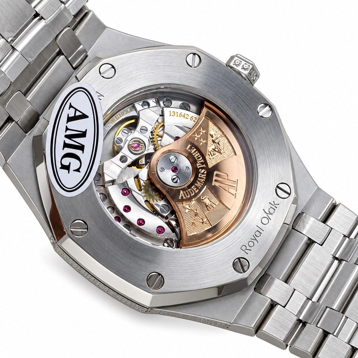 Audemars Piguet Royal Oak Full Diamond Steel Arabic Dial