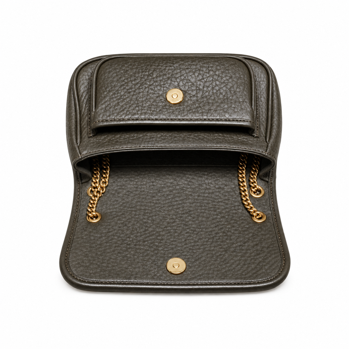 Saint Laurent Niki Medium Top Handle Bag in Dark Khaki