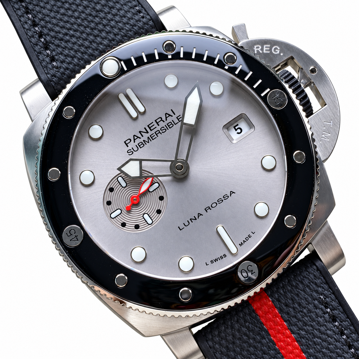 Panerai Luminor Marina Automatic 44mm Men's Steel Watch White Dial