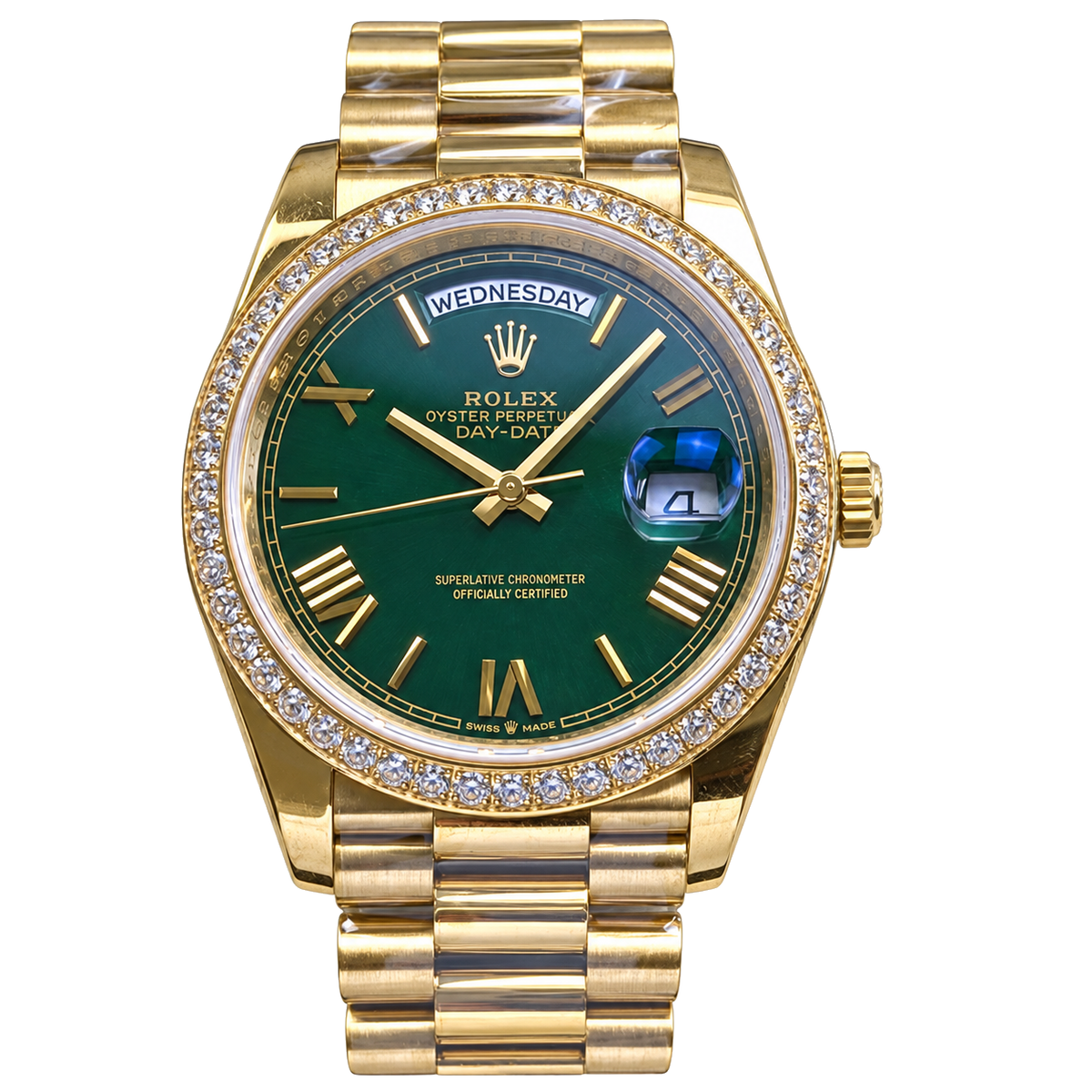 Rolex Datejust 40mm Automatic Watch | Sapphire Crystal | 100M Water Resistant | Men's Luxury Timepiece