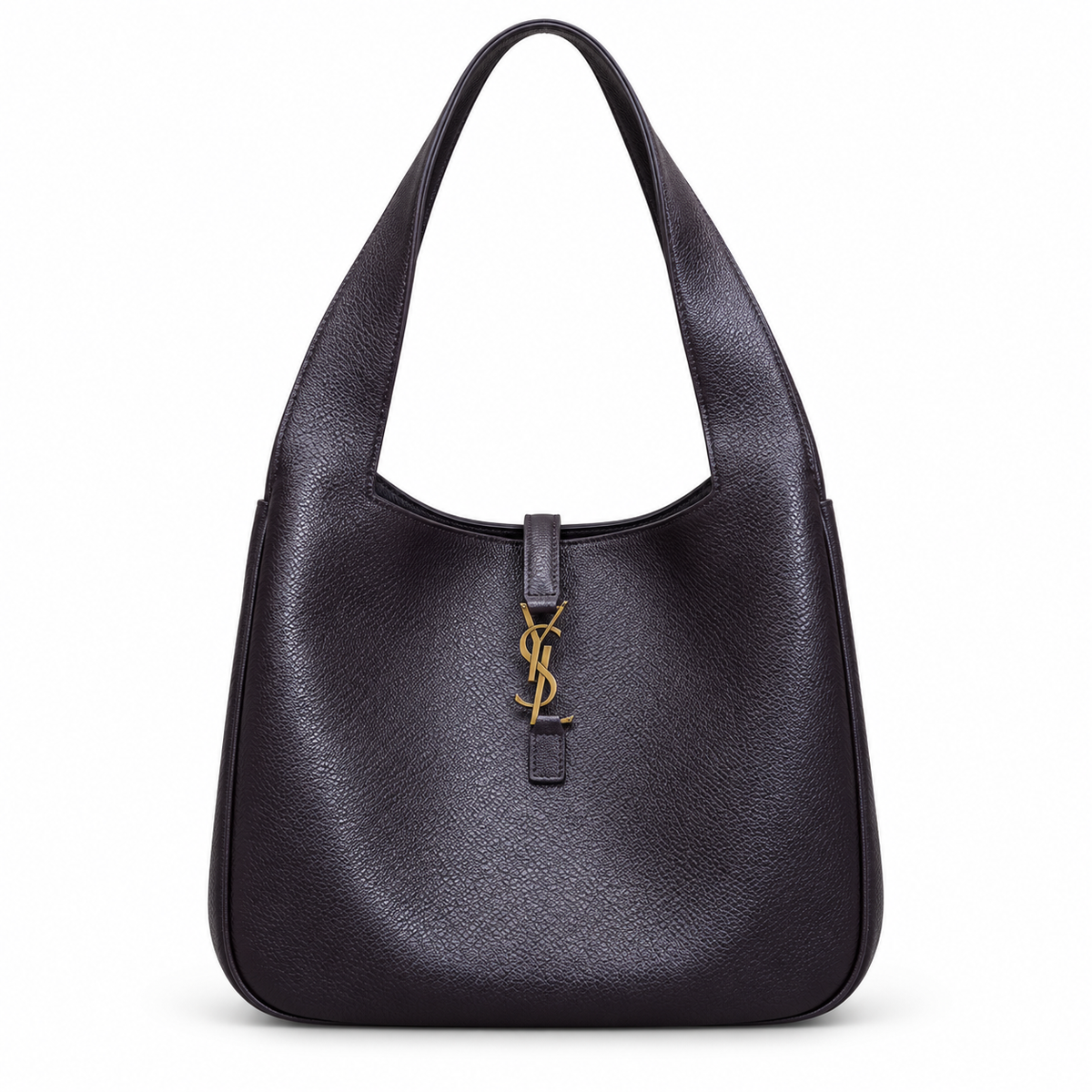 YSL Le 5 à 7 Tote Bag – Plum Grained Leather