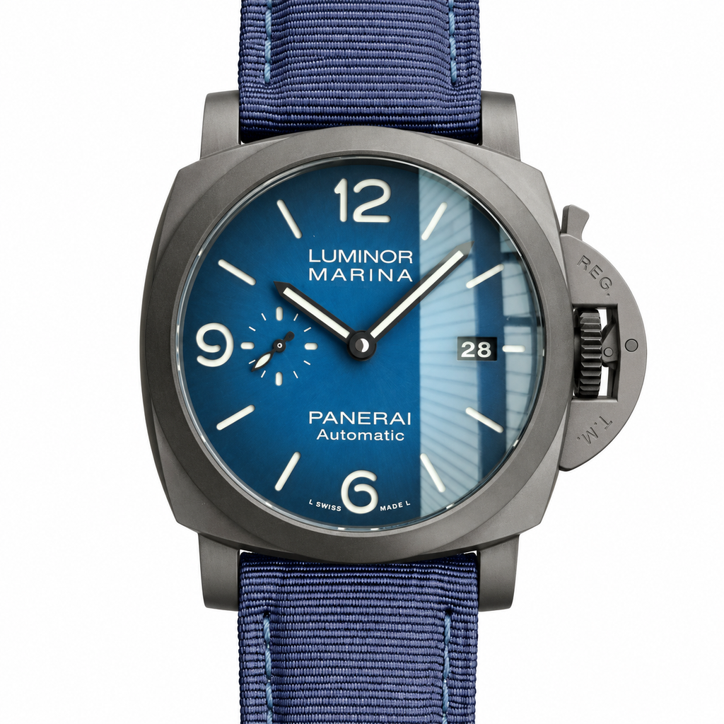 Panerai Luminor Chronograph Automatic 44mm Men's Steel Watch