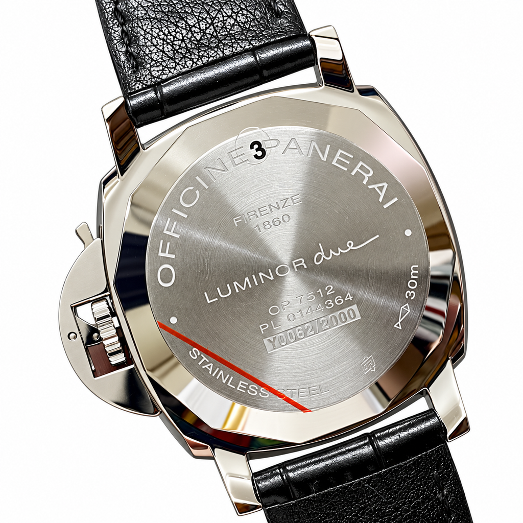 Panerai Luminor Due Automatic 40mm Men's Steel Watch Green Dial
