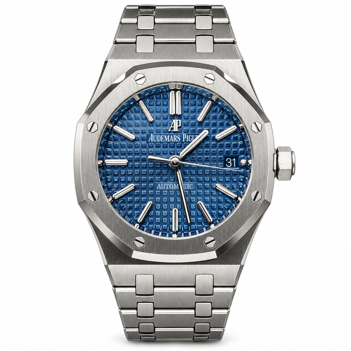 Audemars Piguet Royal Oak Automatic Blue Tapisserie Steel