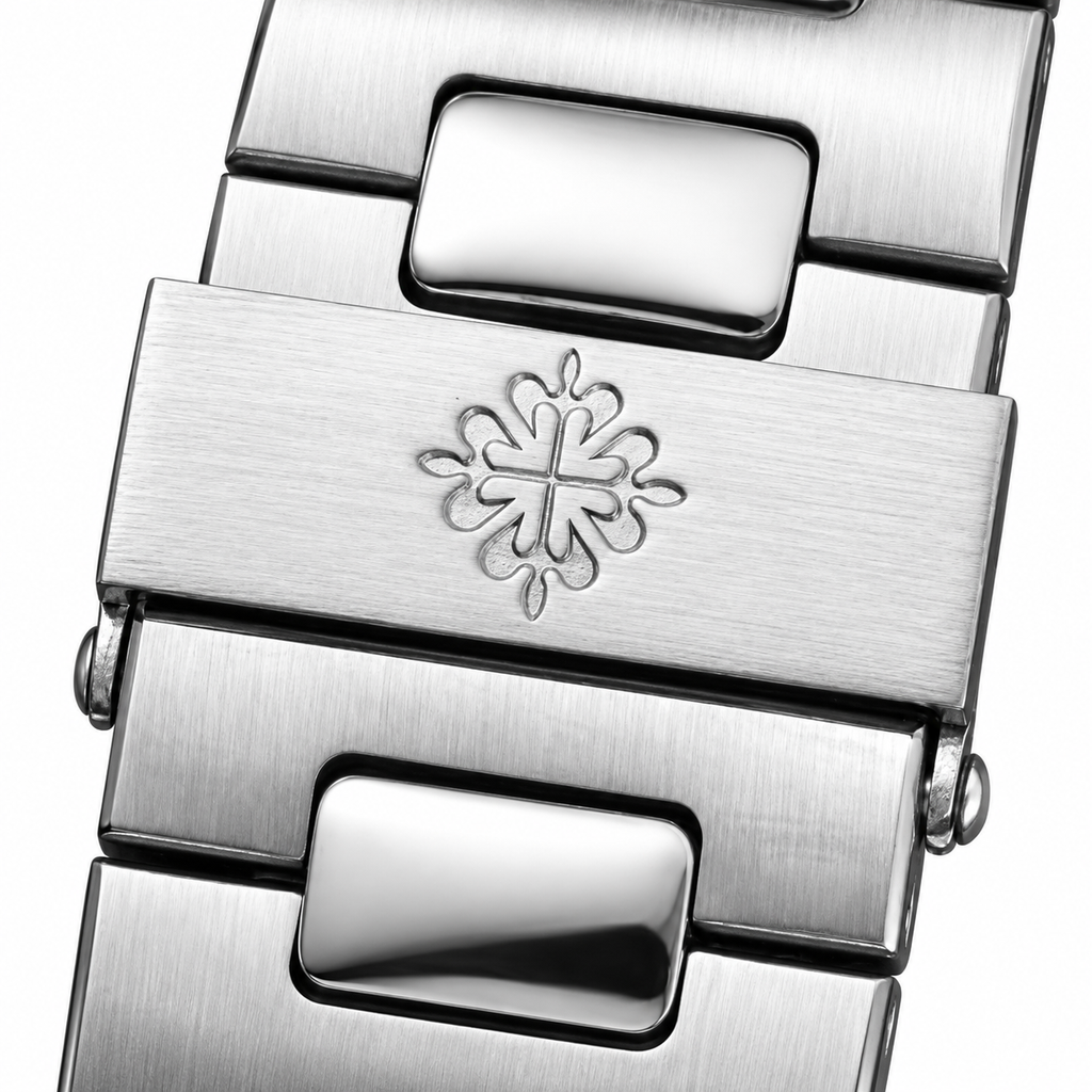 Patek Philippe Nautilus Amethyst Baguette Steel White Dial
