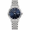 Longines Elegant Collection – Blue Diamond Dial Steel Bracelet Ladies