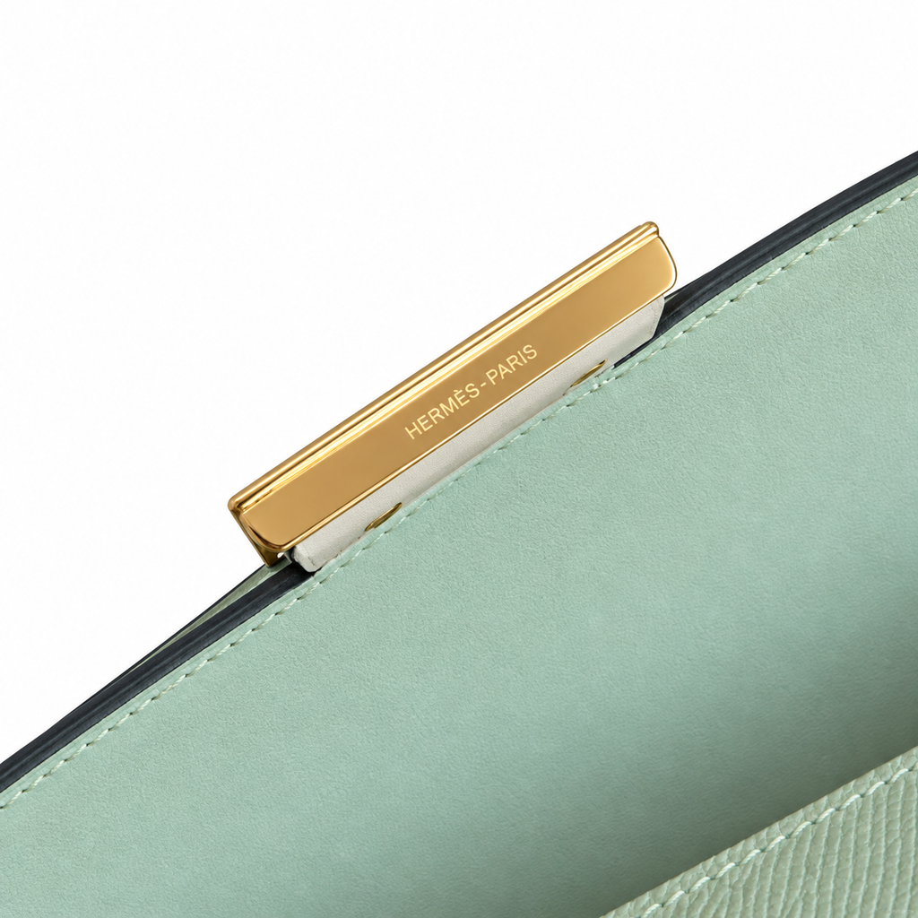 Hermès Lindy 26cm Crossbody Bag – Mint Green | Luxury Leather Handbag