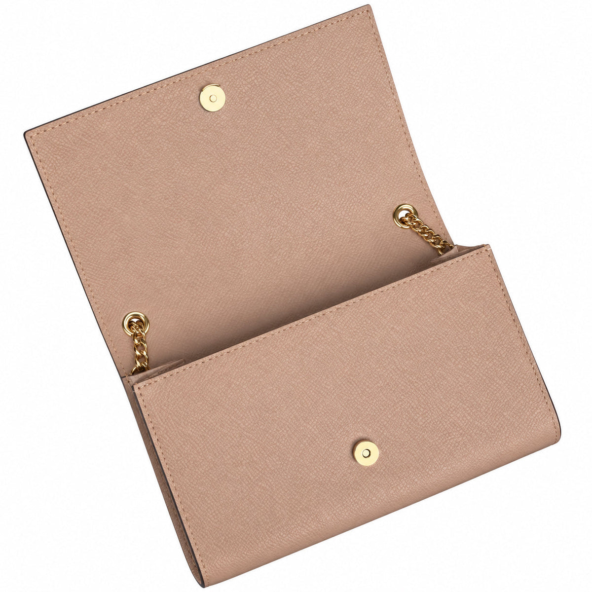 Saint Laurent YSL Kate Chain Wallet – Nude Smooth Leather