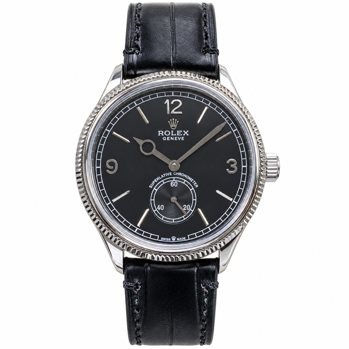 Rolex 39mm Automatic Luxury Watch – Sapphire Crystal, Waterproof, Men's Classic Timepiece